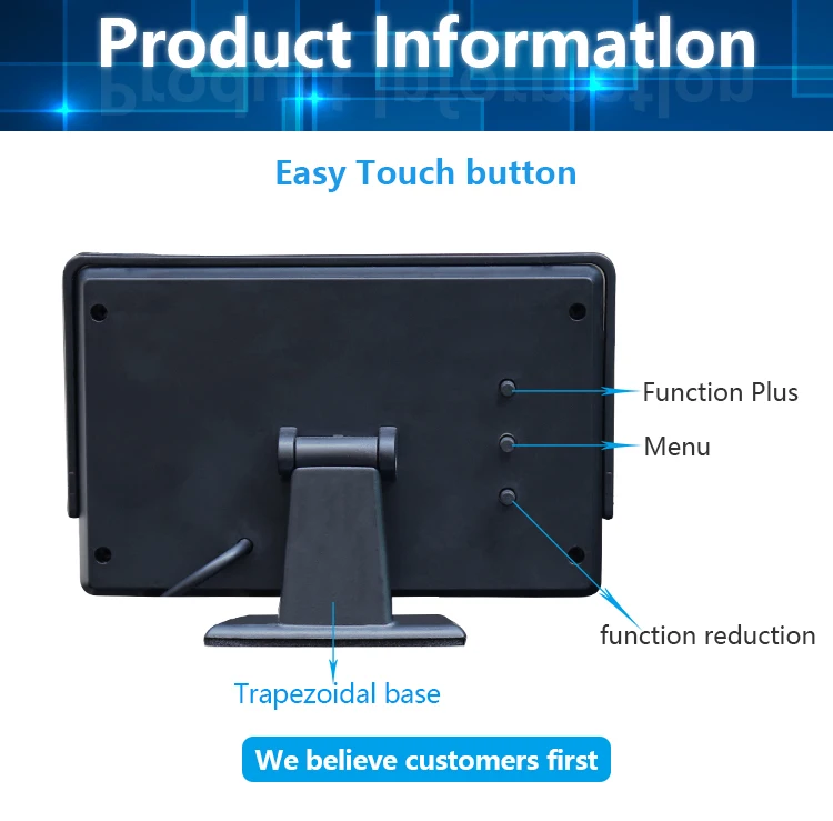 
4.3 Inch HD All In one Car Lcd Dvd Monitor 