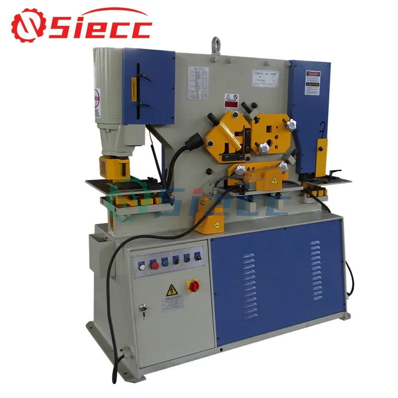 
SIECC punch and shear machine CE approved piranha ironworker 