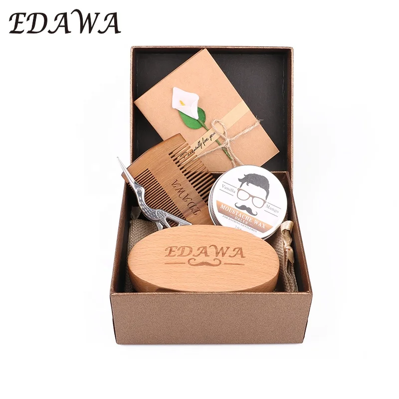 

China professional manufacturer private label beard kit for men, Natural color