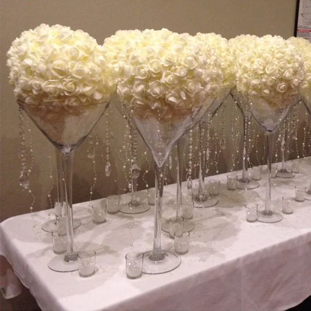 

8 inch Artificial foam rose ball kissing ball flower centerpieces for wedding, White, ivory, purple, yellow, fuschia,pink, peach etc.
