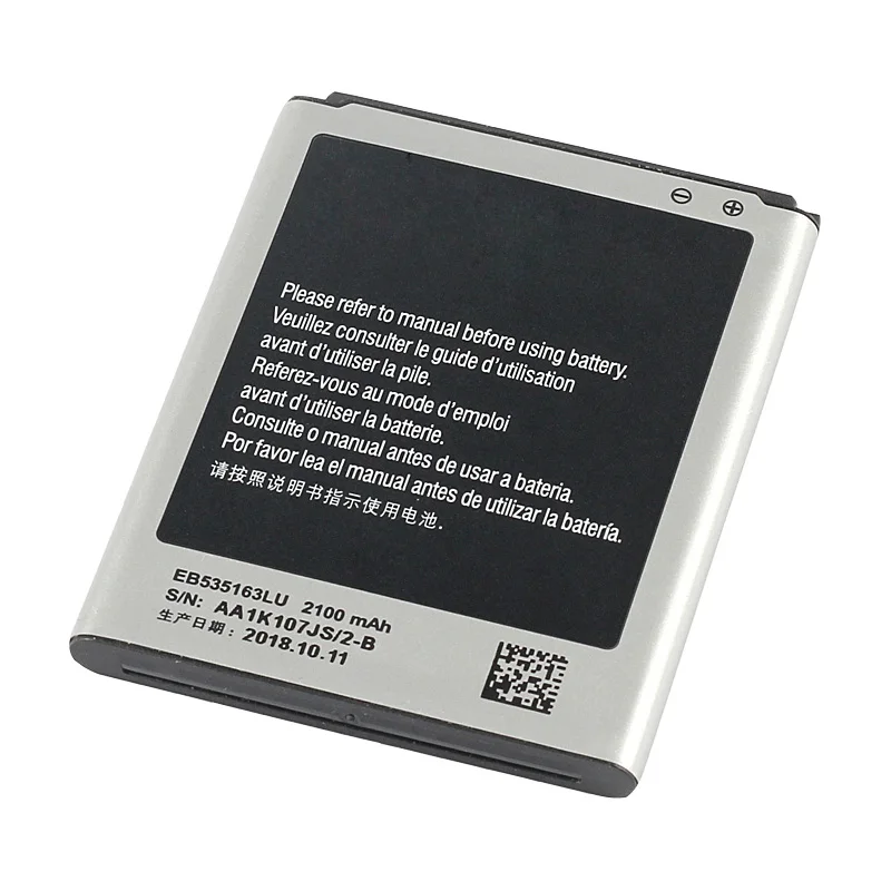 

Original Cell Phone Battery for Samsung i9082 galaxy grand DUOS i9080 i879 i9118 Neo+ i9168 i9060 battery 2100mAh