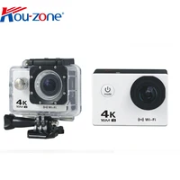 

4K Action Camera Underwater Waterproof Camera 170D Wide Angle WiFi Sports Cam with Remote 2 Batteries