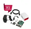 Raspberry Pi 3 Complete Starter Kit, Black, 16GB Edition - Pi3 Model B Barebones Computer Motherboard 64bit Quad-Core CPU 1GB