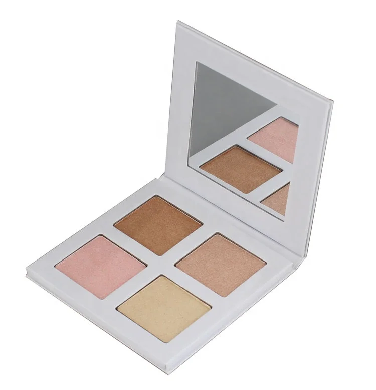 

Shimmer Private Label 4 Color Palette Highlighter Powder Makeup, 4 colors