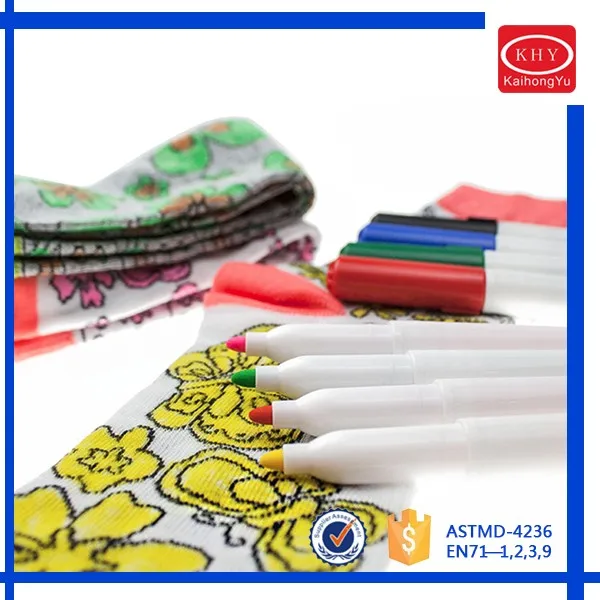 New Design Permanent Nonwashable Colored Textile And Fabric Marker For