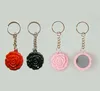 rose keychain with mirror