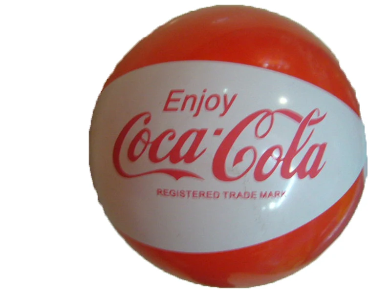 coca cola beach ball