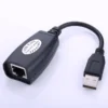 CCTV accessories Over Cat5/Cat5e /Cat6 Cable USB 2.0 to RJ45 Lan Extension Extender