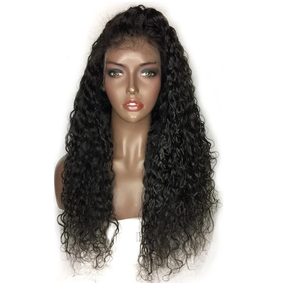 

Pre plucked lace wig, 9a full lace wigs transparent lace ,water wave 360 lace frontal natural hair wigs 180% density in jeddah