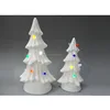 ceramic products ceramic christmas tree deco with LED light