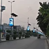 P6 outdoor street light pole led display wifi 3G USB wireless control led display screen