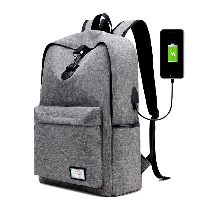 

Factory wholesale cross-border usb charge backpack leisure travel bag college students outdoor shoulder bag, As the picture