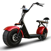 

New electric car leisure scooter double shock absorption wide tire double seat big wheel motorcycle electric scooter 60V1000W
