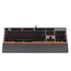 2018 Newest Mechanical Keyboard With RGB/RAINBOW Illuminated Keyboard, Metal Surface Gaming keyboard With Software For Gamer