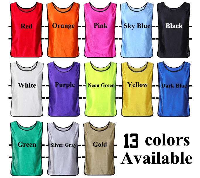 Voetbal & Voetbal Training Vest Slabbetjes Reversible Soccer Wear