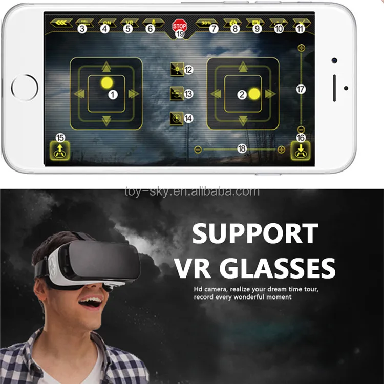 Attop X Pack 3 2.4G RC Floding Drone with APP 720P Camera, View drone