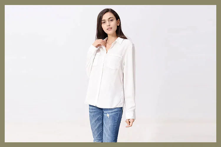2018 latest design good quality wholesale casual fancy white blouse for ladies