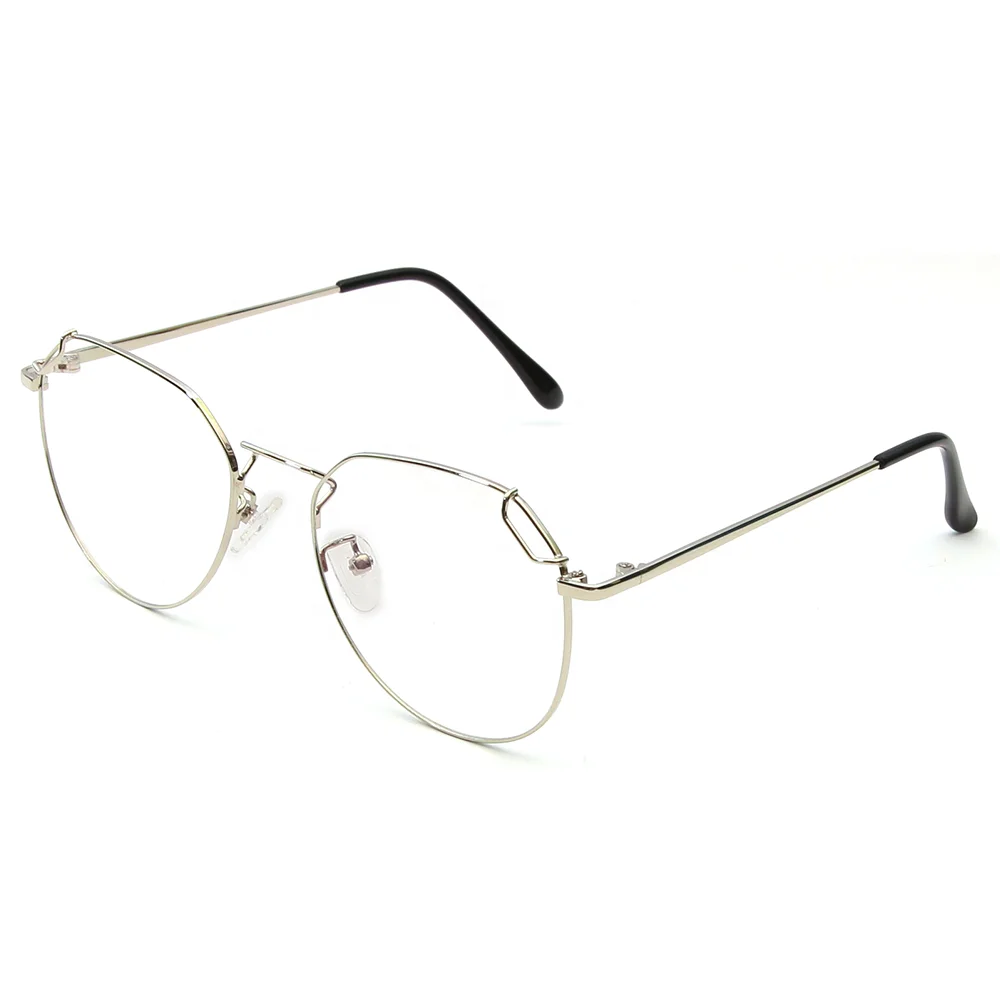 

SKYWAY 2020 Single Bridge Optical Frames Retro Silver Color Ultra-Thin Metal Frame Glasses