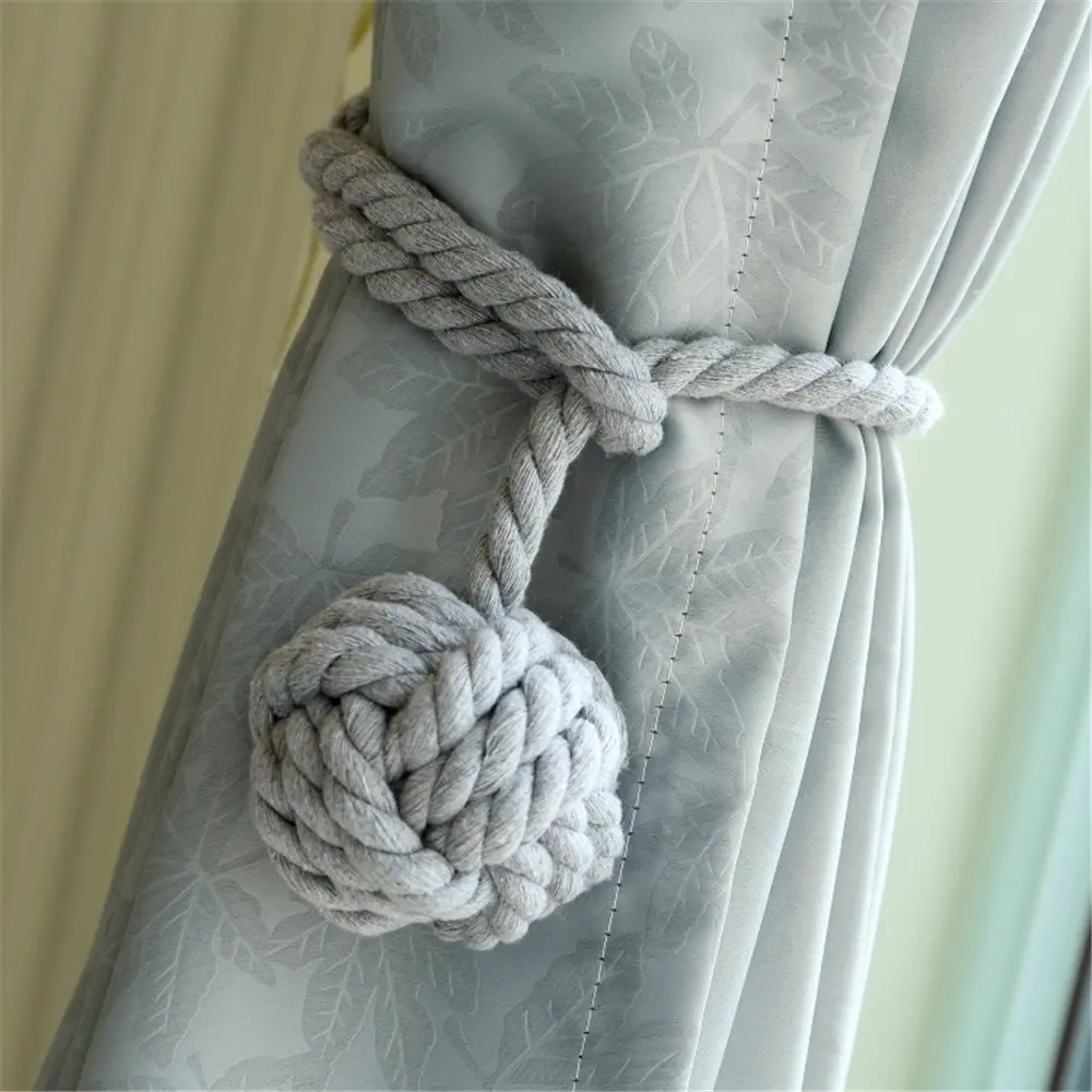 Buy 2 Pieces Fine Hand Tied Curtain Clip Buckle Holdback Fabric