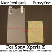 Matte Anti glare Frosted Screen Protector Guard Cover Protective Film For Sony Xperia Z L36h L36i L36a C6602 C6603 C6606 C6616