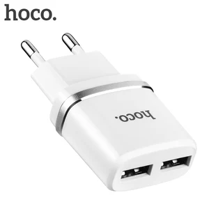 HOCO C12 Universal Dual USB Wall Charger Mobile Phones