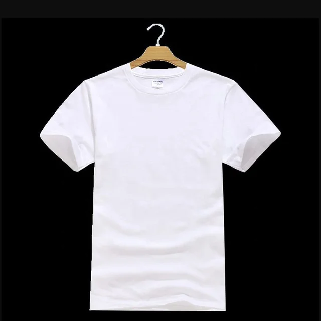 white plain tee