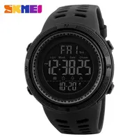 

SKMEI 1251 Men Digital Wristwatch Hot Sale Fashion LED Digital Display Silicone Band Male Sport Watches