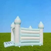 2018 Hot sale inflatable wedding bouncy house / white bounce caste / inflatable jumping castle for wedding and christening