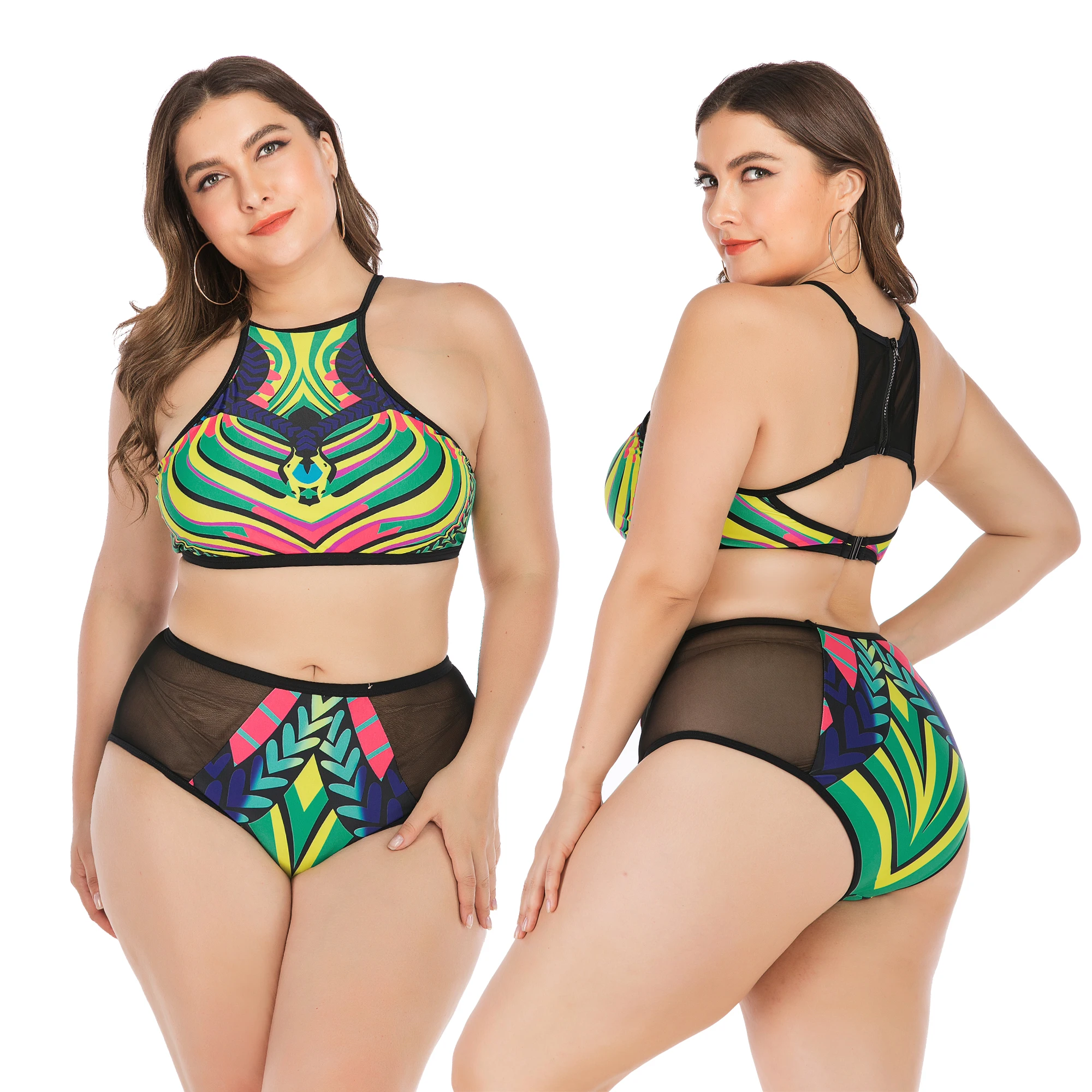 

Womens Two Piece Sets Brazil Swimwear Fashion Women Sexy Bikini Plus Size Swimwear