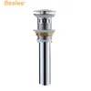 Beelee Bathroom Sink Waste Pup Up Drain Brass Press Drain With Overflow