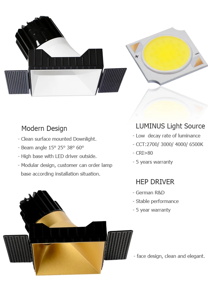 Trimless Square Wall Washer 13w 3000k Cob Led Recessed Downlight Buy