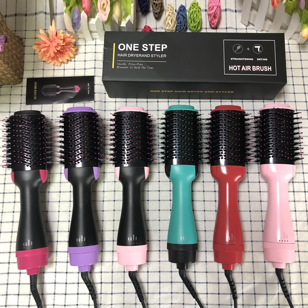 

As Seen On TV New Upgraded One Step Multi-functional Straightening Hot Air Brush 3-in-1 Hair Dryer Brush Styler Volumizer, N/a