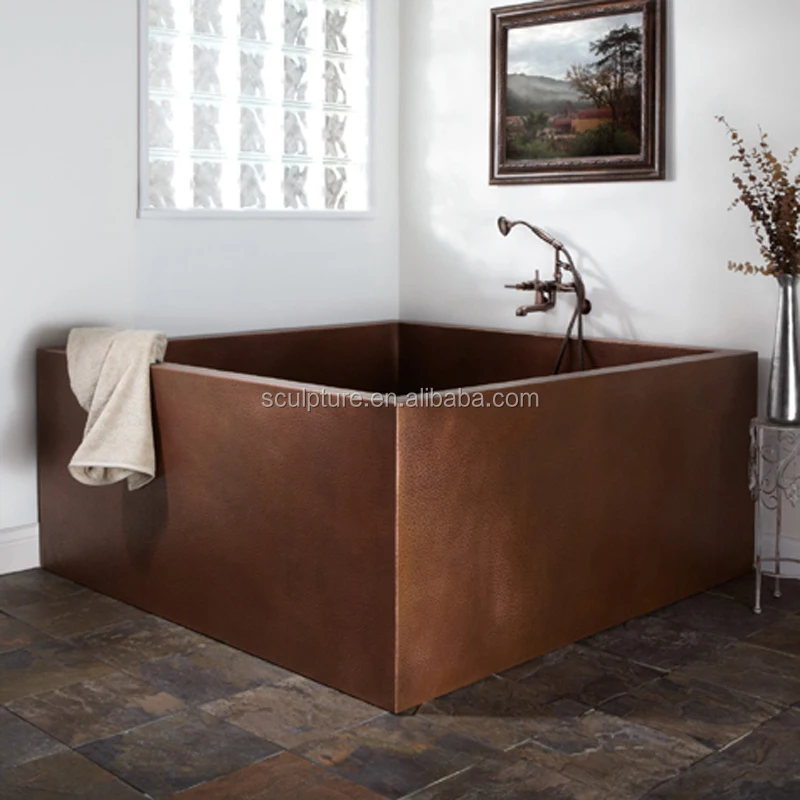 
hand made copper skirted freestanding cast iron bathtub/ cheap skirt bath tub 