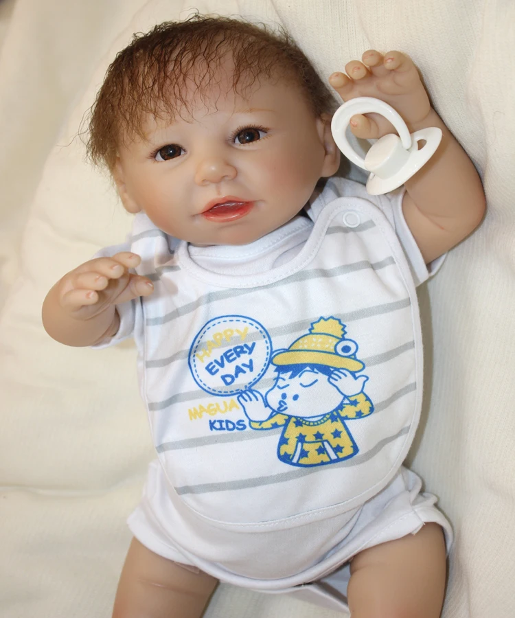 

20" Realistic Reborn Doll Gifts Cute baby silicone dolls