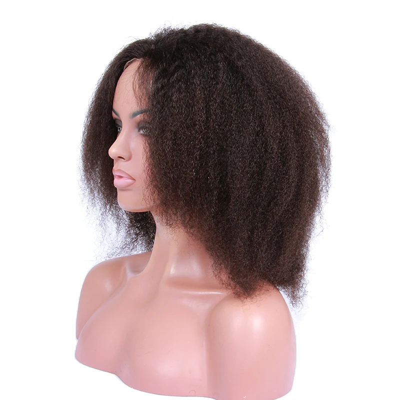 

Premier Lace Wigs 100% Brazilian Remy Human Hair 150% Thick Density Glueless 360 Degree Lace Frontal Wig For Black Women, Natural color,1b# in stock