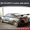 Professional Tuning r8 v10 2016 Style set /R8 CARBON side skirts areo body kit for AUDI R8 2015~