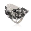 Top Curtains Black Choker And Crossover Women'S Big Sterling Silver Class Ring