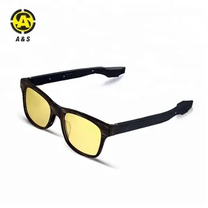 Wireless Bone Conduction Headphones Integrated Sunglasses