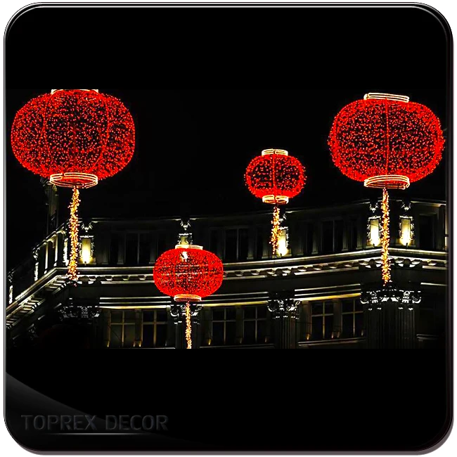 Hot sale LED decoration Chinese new year lanterns