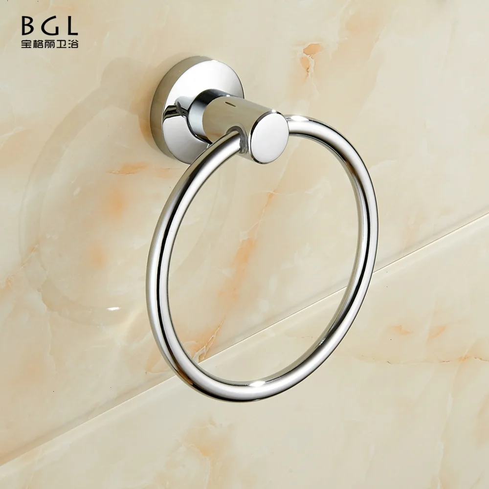 
Sanitary Hardware Bathroom Accessories Set 50132 Wall Mounted Chrome Plated Towel Ring 