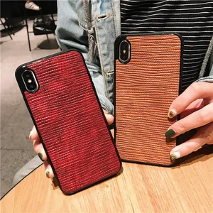 For iphone Xs max cover Luxury Leather Snake Style Case Cover , for iphone X mobile phone leather case