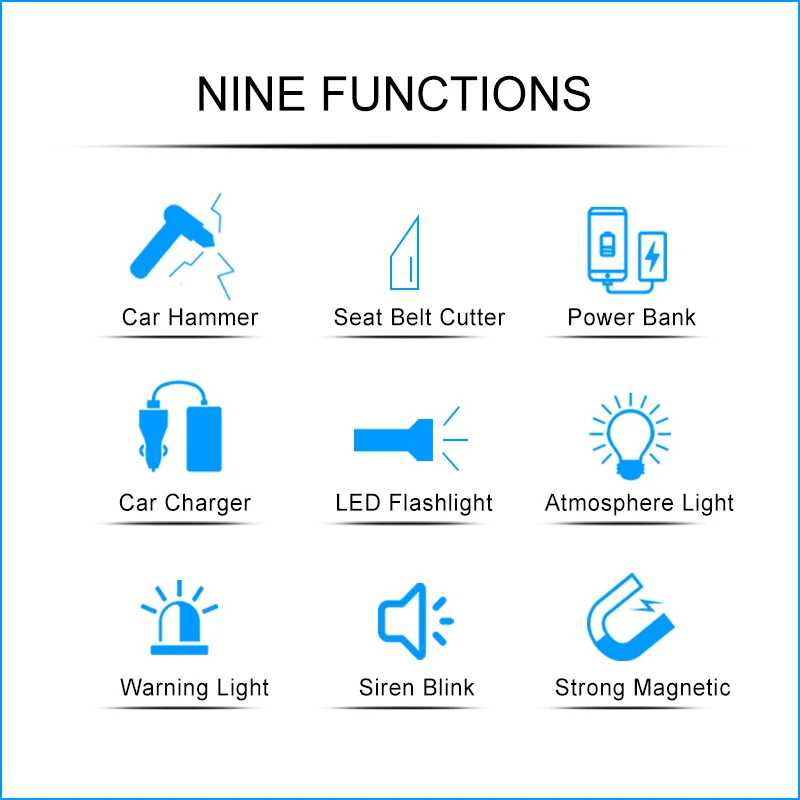 high quality electric usb fast hammer for iPhone samsung taxi car charger