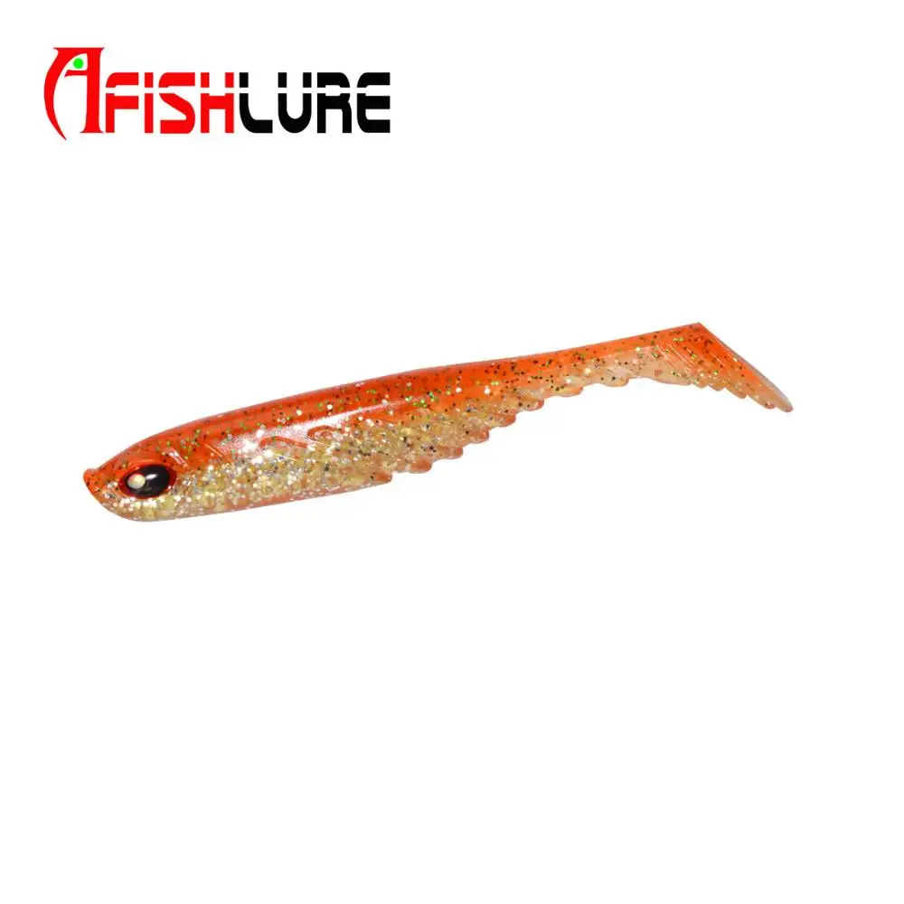 

double colors soft fish lure AR48 70mm 3.5g Lifelike PVC Body soft fishing 3D eyes bait, 14 colors for choice