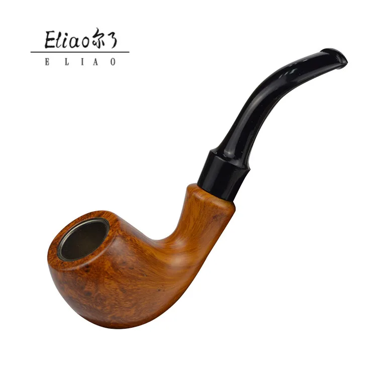

Erliao Classic resin Grain Resin Pipes Chimney Filter Long Smoking Pipe Tobacco Pipe Gifts Smoke Grinder Mouthpiece, Maroon