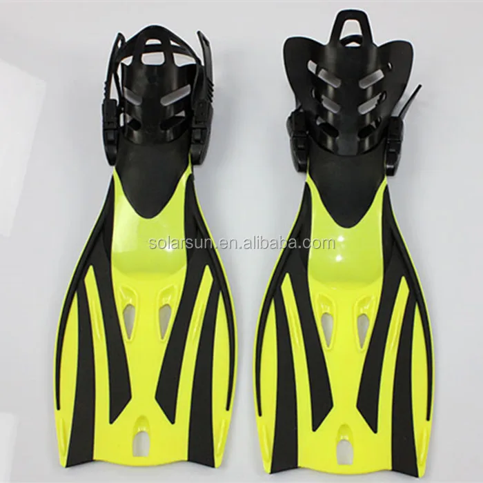 Travel Size Short Adjustable Adult Men Womens Kids Scuba Open Heel Swimming Flippers Snorkeling Diving Fins