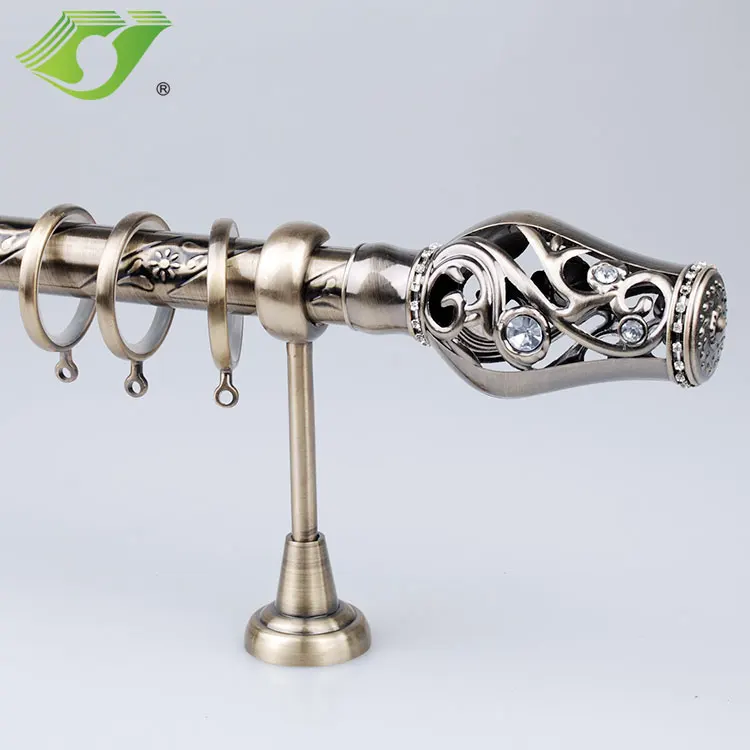 
Stardeco iron pole accessories luxury curtain rods set for window 