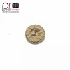 custom made 2 hole round shape metal sewing button