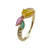 15153 Xuping yellow gold plated Alabaster designs hot sale finger ring jewelry