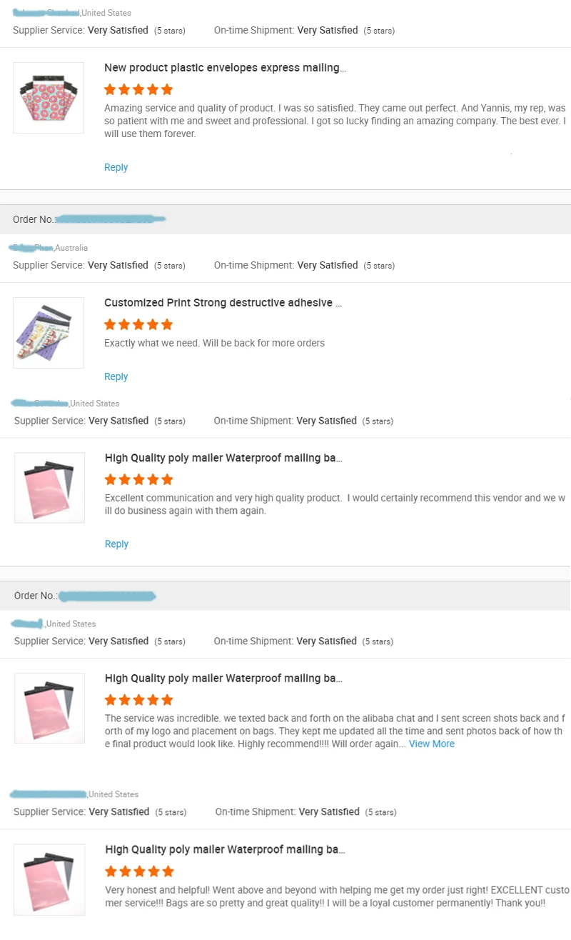 dhl plastic mail bags