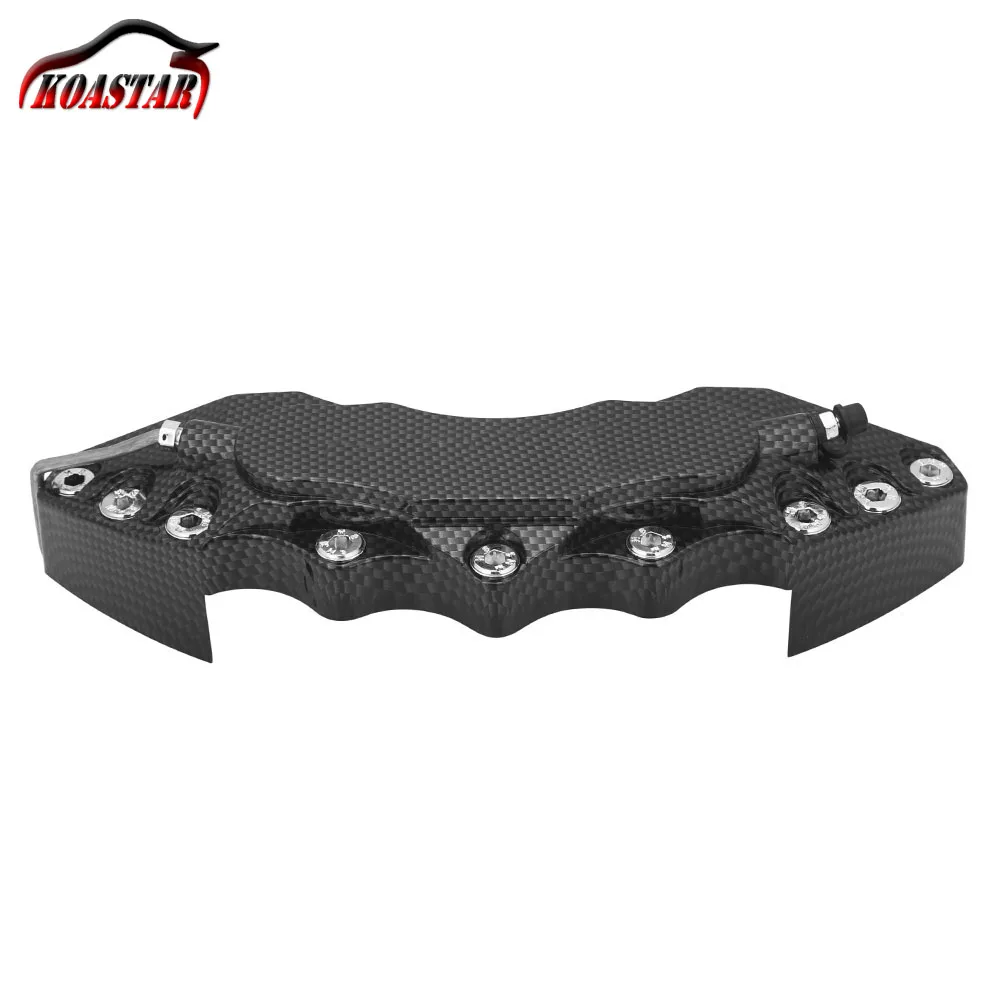 One Pair Carbon Brake Caliper Cover Universal Decoration Car Auto Disc